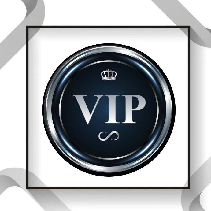 Silver Vip Sign Copy of VIP Silver Badge | PosterMyWall