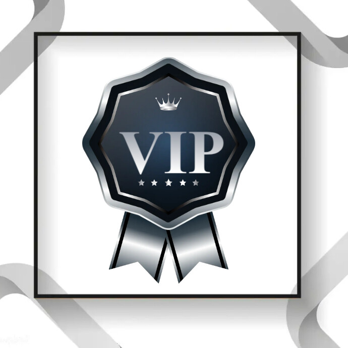 Copy of VIP Silver Ribbon | PosterMyWall