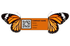 Viral fold out business card template ป้าย