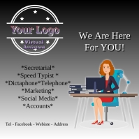 Virtual assistant Template | PosterMyWall