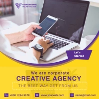 Virtual Assistant Ads Quadrato (1:1) template