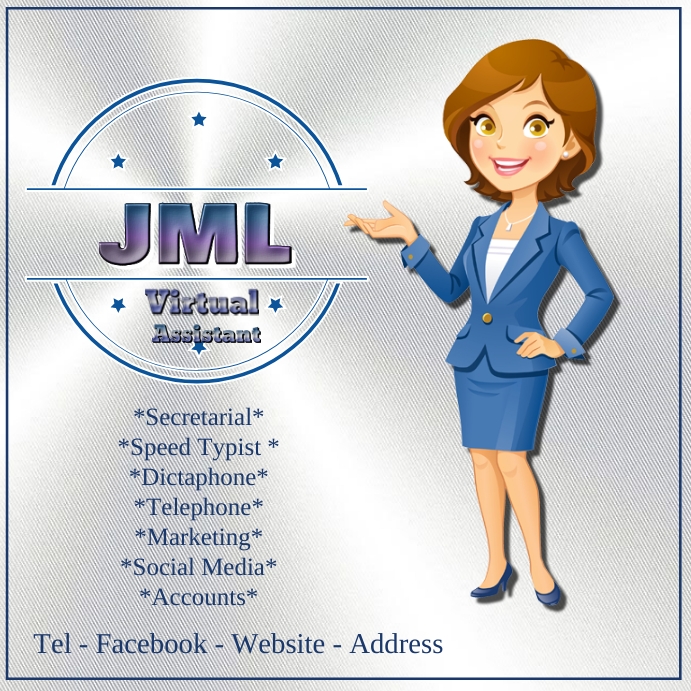 Virtual Assistant Instagram Post template