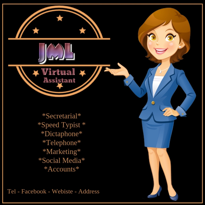 Virtual Assistant Template | PosterMyWall