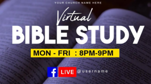 virtual bible study Template Presentation (16:9)