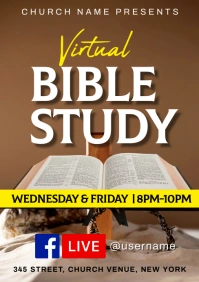 virtual bible study Template A5