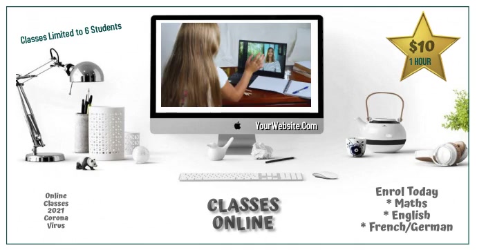 Virtual Classes Online Template | PosterMyWall