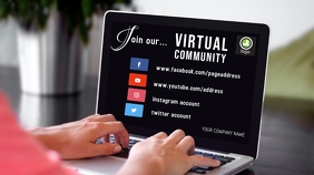 Virtual Community Ad Template | PosterMyWall