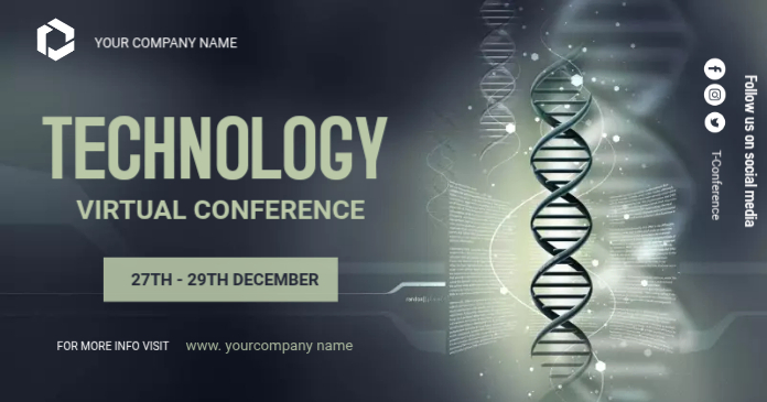 Technology Conference Template | PosterMyWall