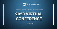 Virtual Conference Facebook Event Cover template