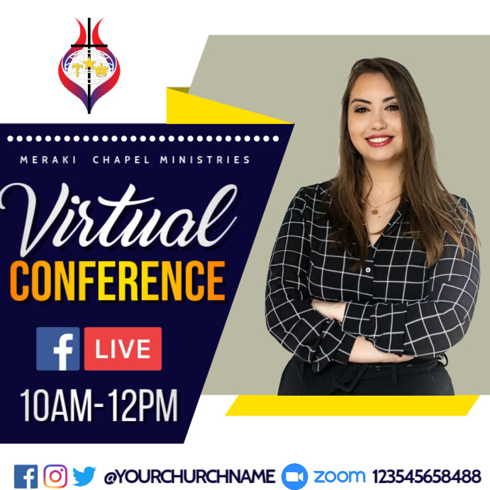 Virtual Conference Template PosterMyWall