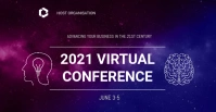 Virtual Conference Facebook Event Cover template