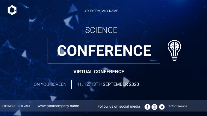Virtual conference Template | PosterMyWall