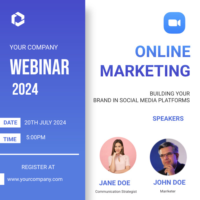 Virtual Conference Template PosterMyWall