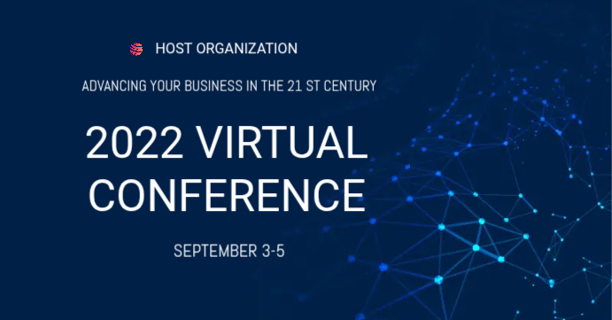 Virtual Business Conference Template | PosterMyWall
