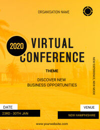 Virtual Business Summit Flyer Template | PosterMyWall