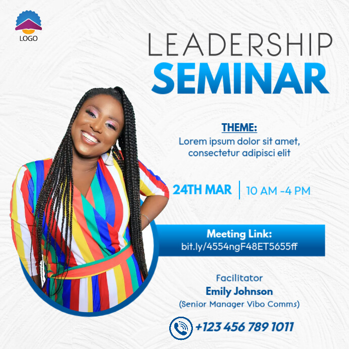 Virtual conference flyer Template | PosterMyWall