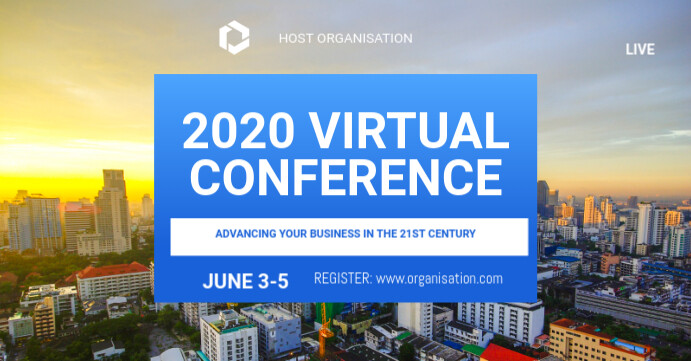Copy of Virtual Conference flyers | PosterMyWall