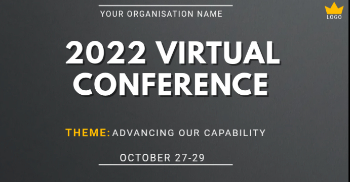 Virtual Conference Template | PosterMyWall