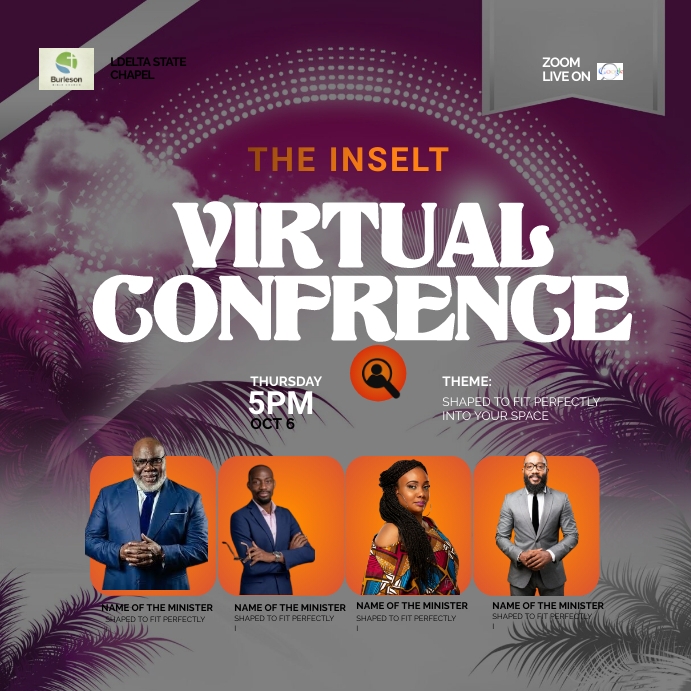 Copy of VIRTUAL CONFRENCE CHURCH FLYER (2) | PosterMyWall