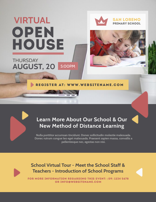 Open House Letter Template For Your Needs