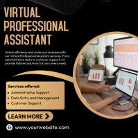 Virtual Professional Assistant Instagram-bericht template
