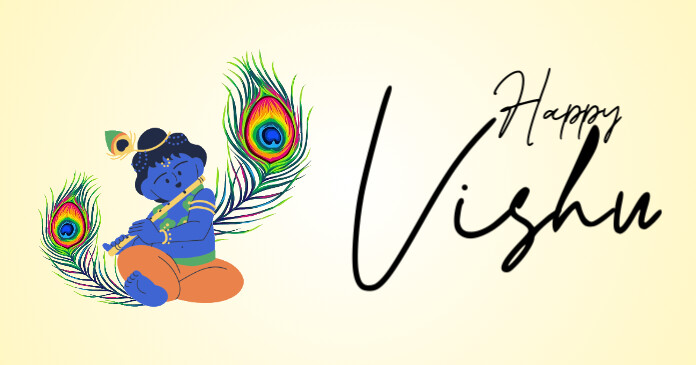 Vishu Facebook Shared Image template
