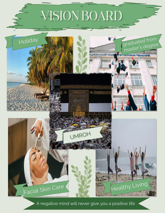Vision Board Template PosterMyWall