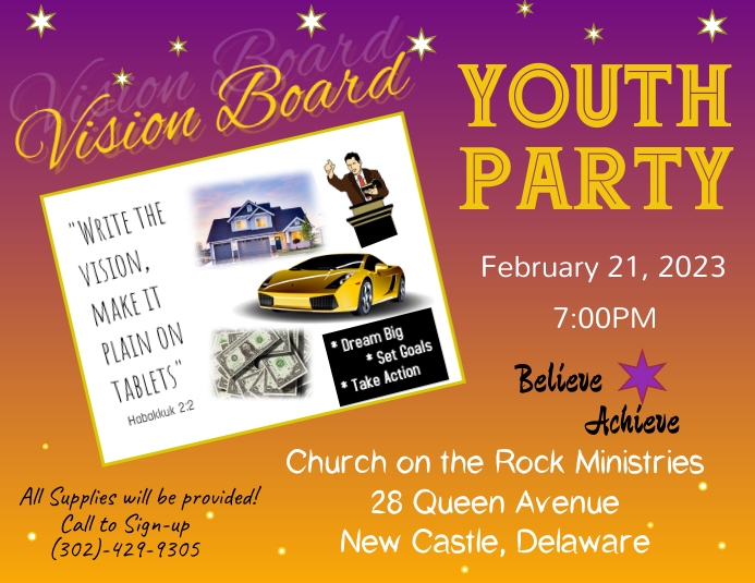 Vision Board Party Template PosterMyWall