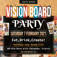 30 820 Vision Board Party Customizable Design Templates Postermywall