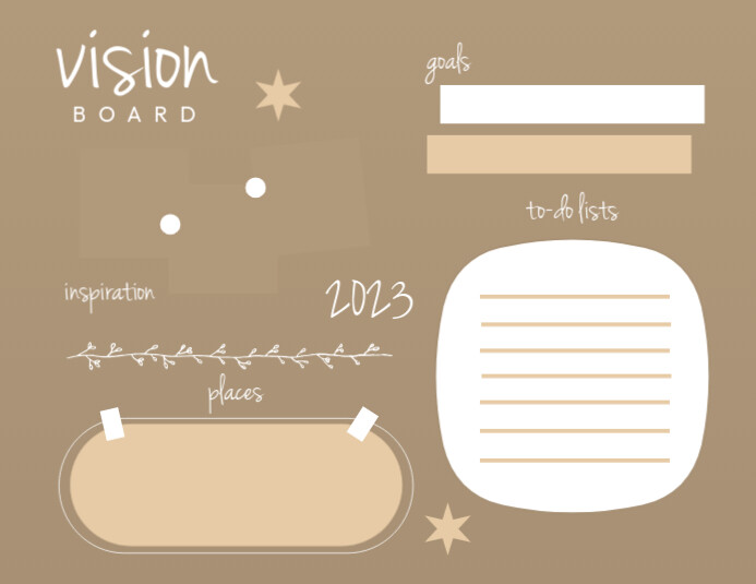 Vision Board Template PosterMyWall Vision Board Template PosterMyWall