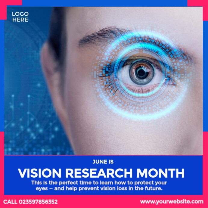 Copy of Vision Research Month | PosterMyWall