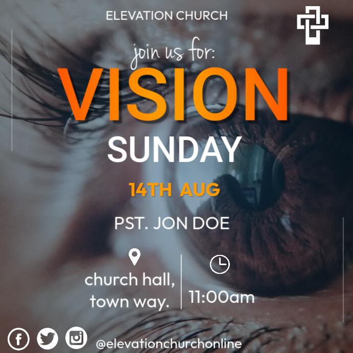 VISION SERVICE (7) Template | PosterMyWall