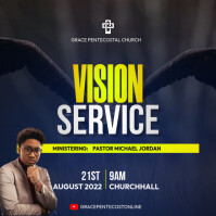 vision sunday service Template | PosterMyWall
