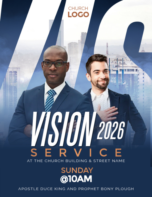 Modèle VISION SERVICE POSTER | PosterMyWall