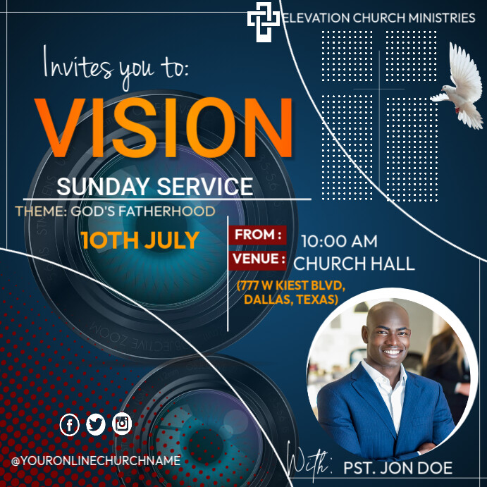 Copy of VISION SUNDAY (1) | PosterMyWall