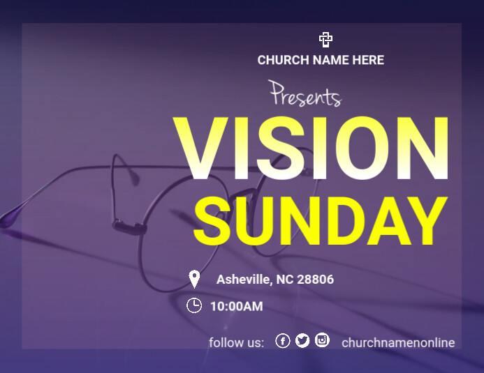 VISION SUNDAY (4) Template PosterMyWall