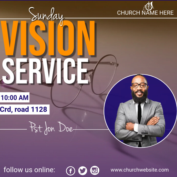 VISION SUNDAY (4) Template PosterMyWall