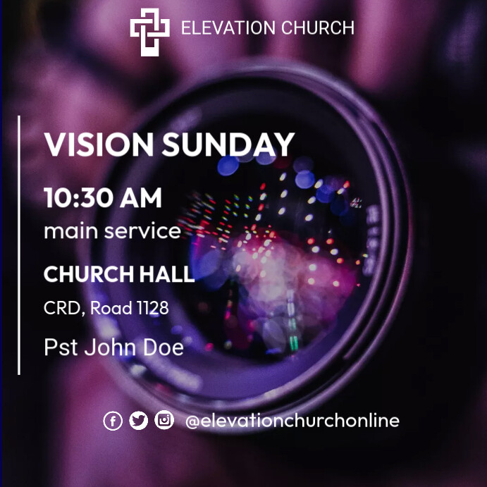 VISION SUNDAY (5) Template PosterMyWall