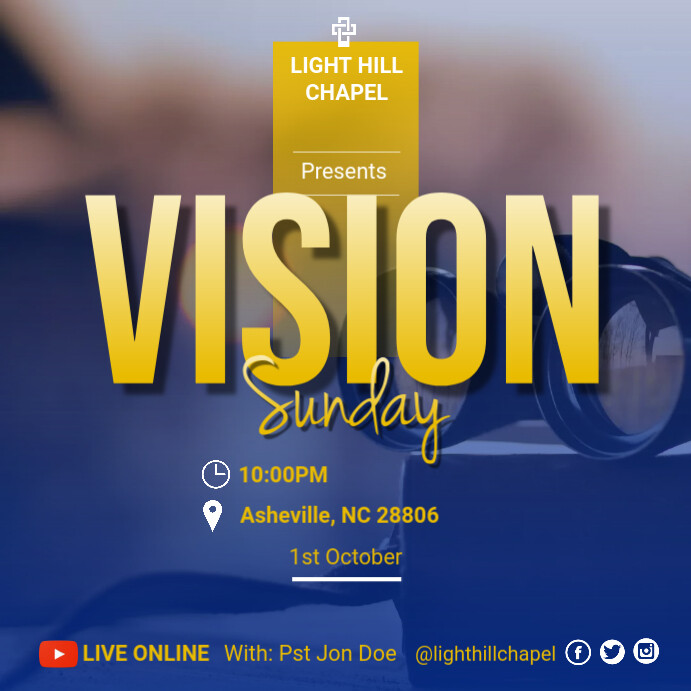 Copy of VISION SUNDAY (6) | PosterMyWall