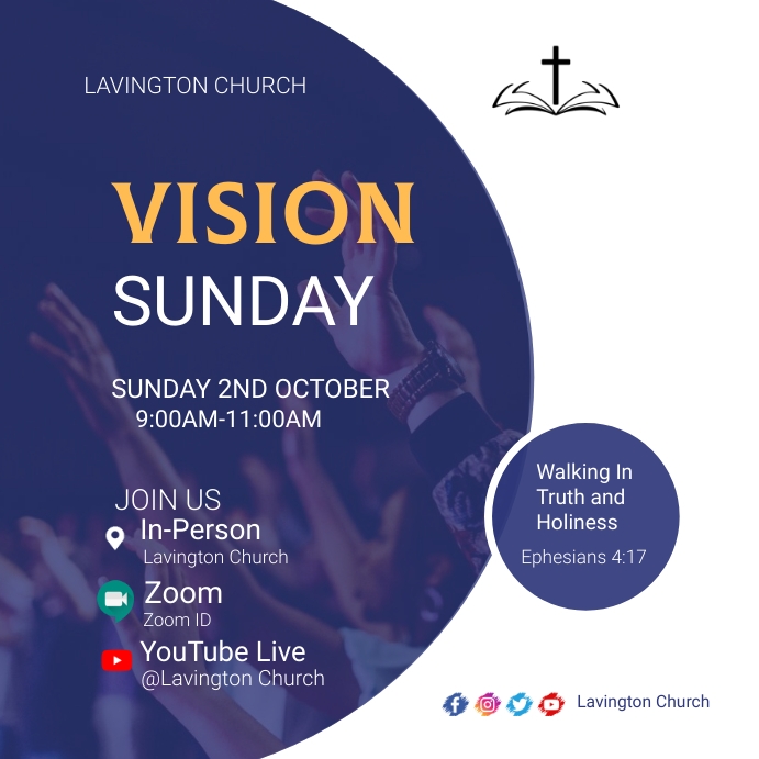 Vision Sunday Template PosterMyWall