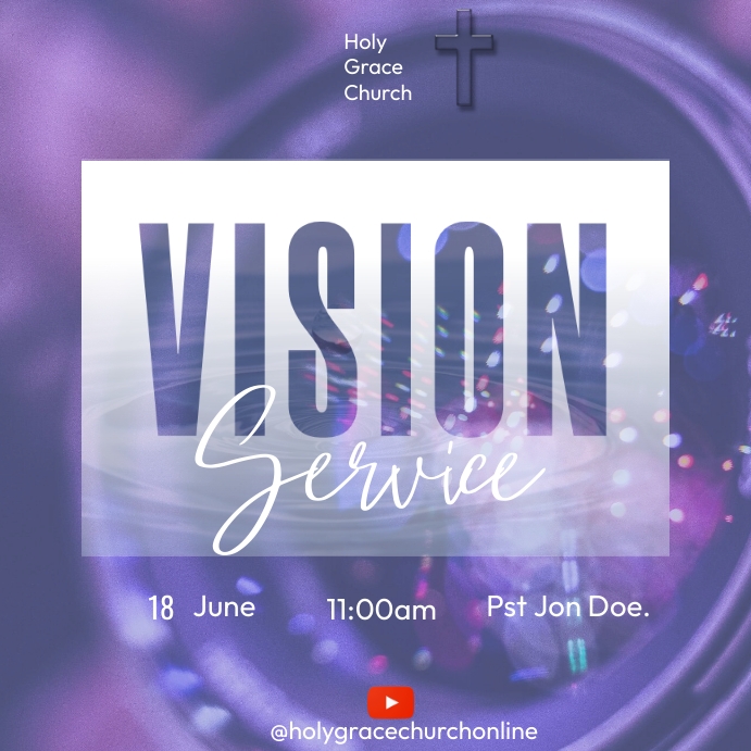 vision Sunday Template PosterMyWall