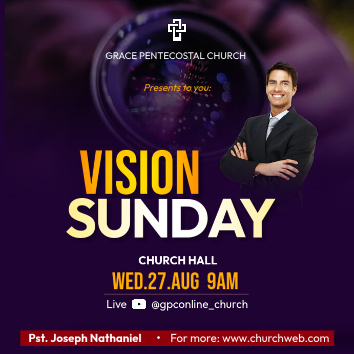Copy of vision sunday | PosterMyWall