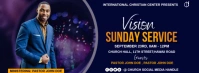 vision sunday service Facebook Cover Photo template