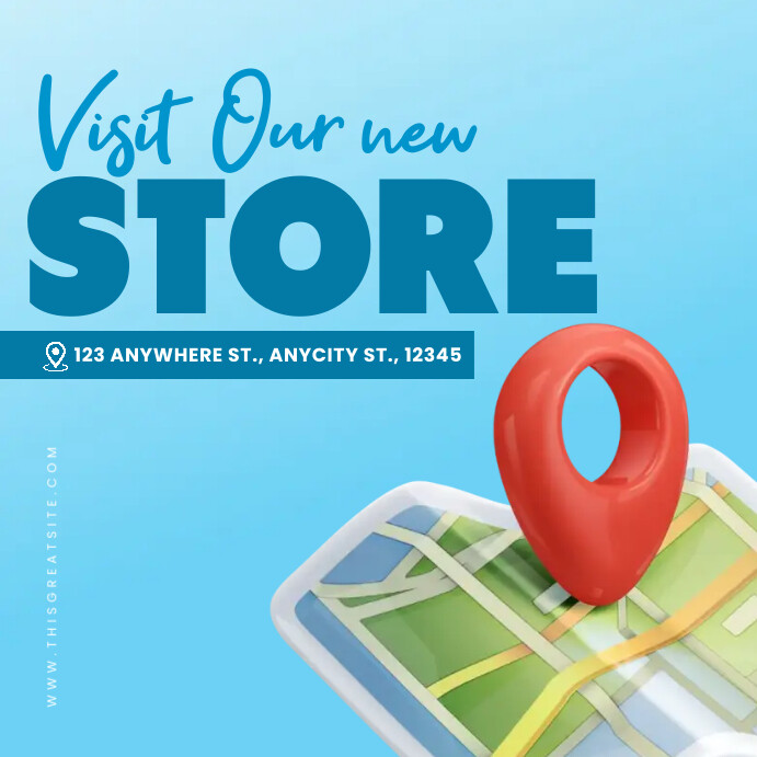 Visit Our New Store Instagram Post Template | PosterMyWall