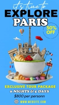 Paris Digitale display (9:16) template