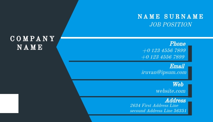 visiting card Template | PosterMyWall