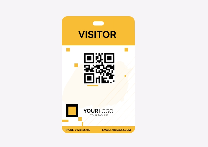 Visitor Pass Template | PosterMyWall