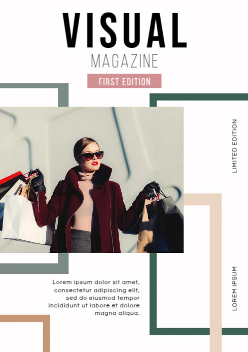 Visual Magazine Template | PosterMyWall
