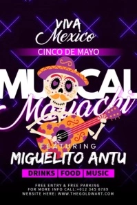 Viva Mexico Poster template