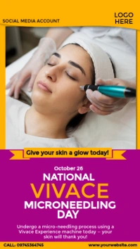 National Vivace Microneedling Day Instagram Story template
